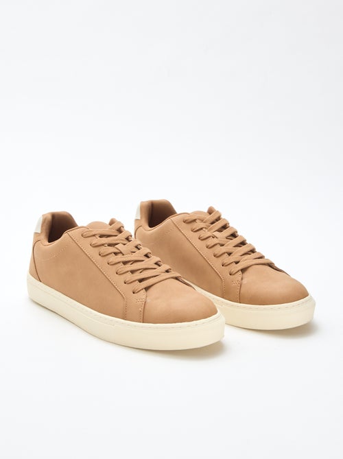 Textured low-top sneakers - Kiabi