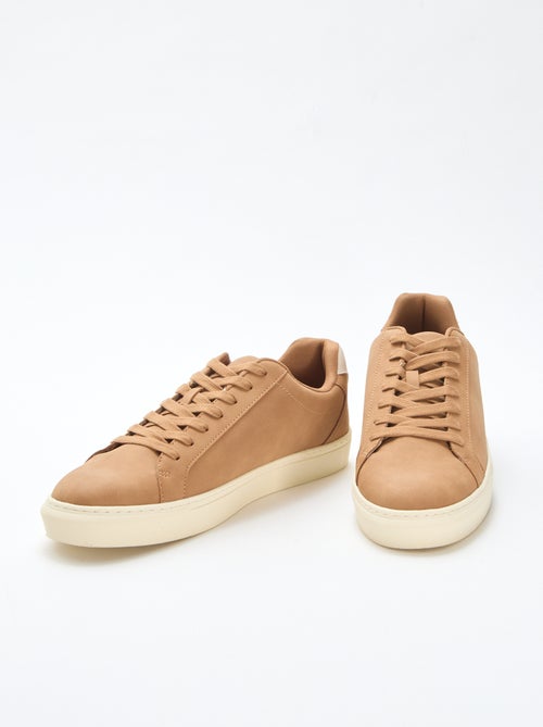 Textured low-top sneakers - Kiabi