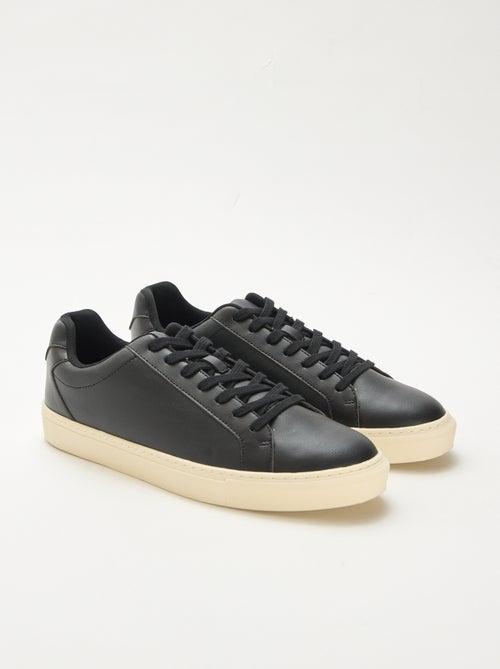 Textured low-top sneakers - Kiabi