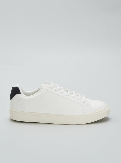 Textured low-top sneakers - Kiabi