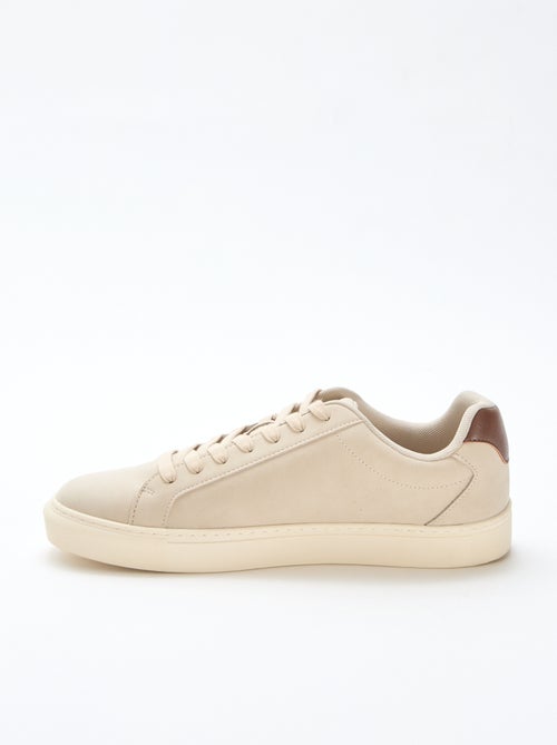 Textured low-top trainers - Kiabi