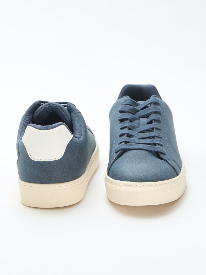Texturierte Sneaker Blau - Kiabi