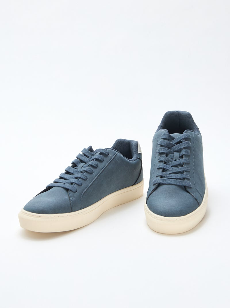 Texturierte Sneaker Blau - Kiabi