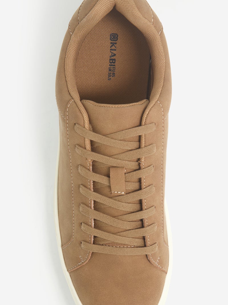 Texturierte Sneaker Camel - Kiabi