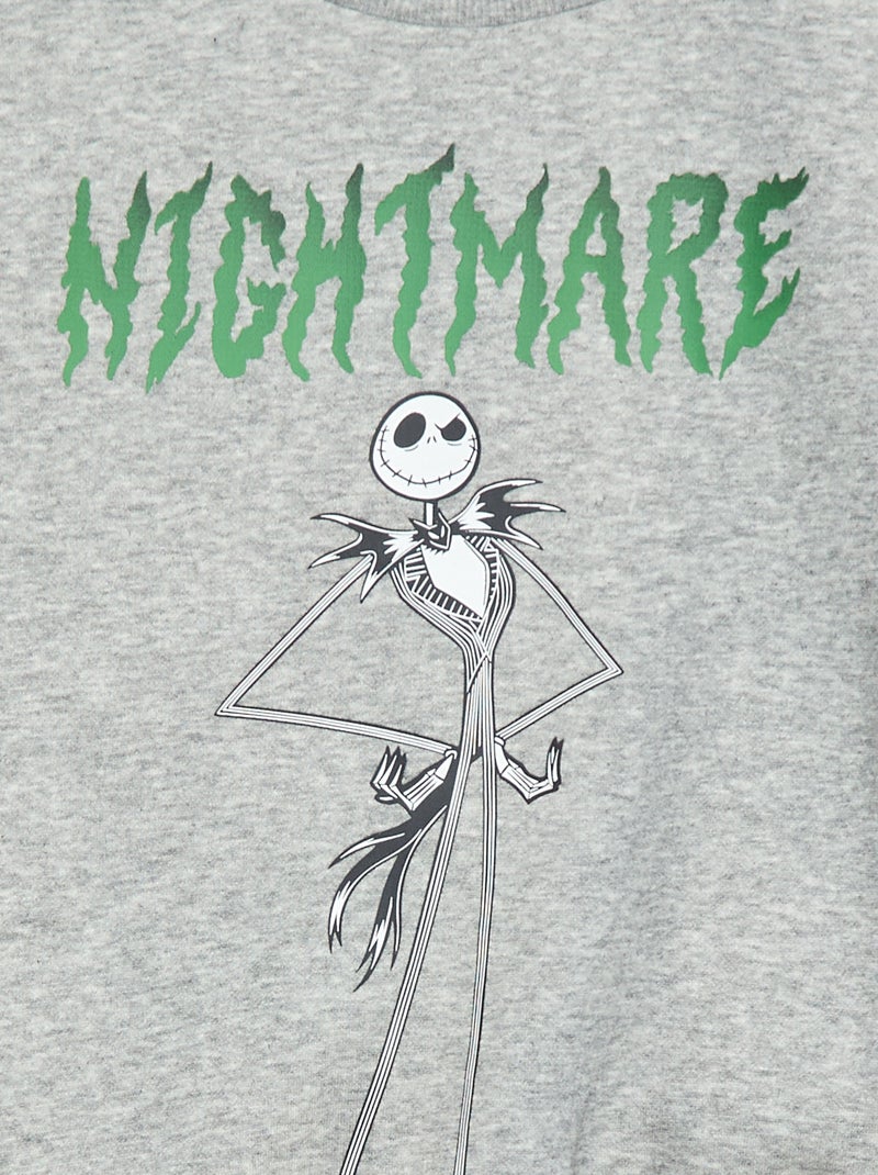 "The Nightmare Before Christmas" Sweatshirt Grey - Kiabi
