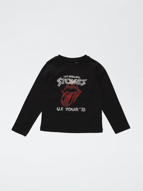 'The Rolling Stones' printed t-shirt in plain cotton - Kiabi