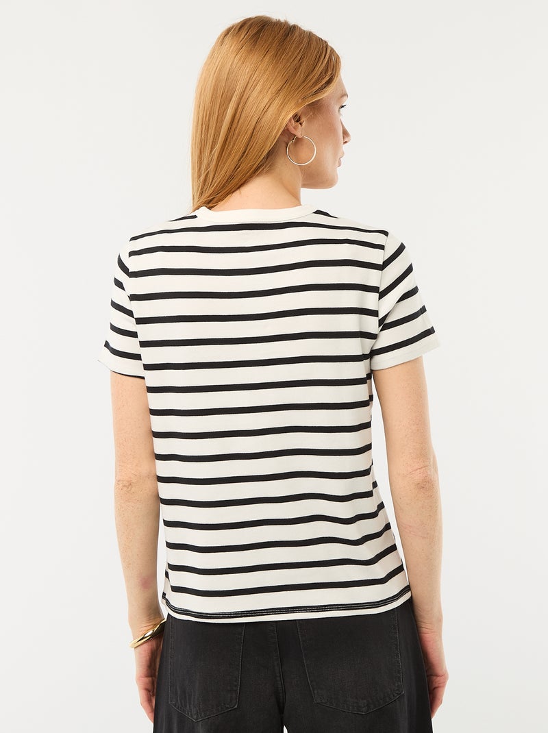 Thick cotton t-shirt Print - Kiabi
