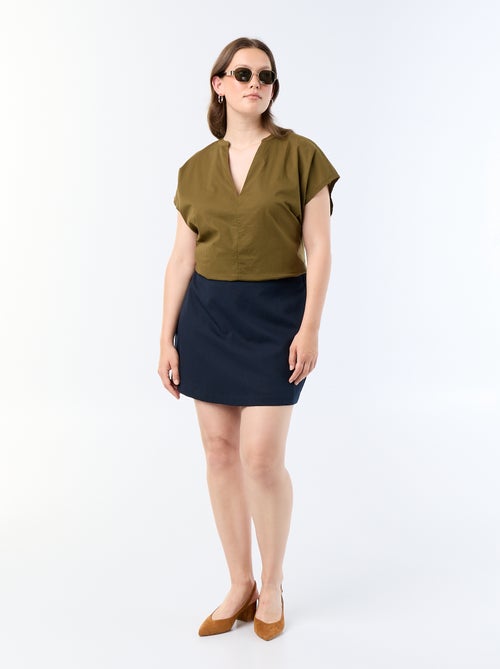 Thick knit skort - Kiabi
