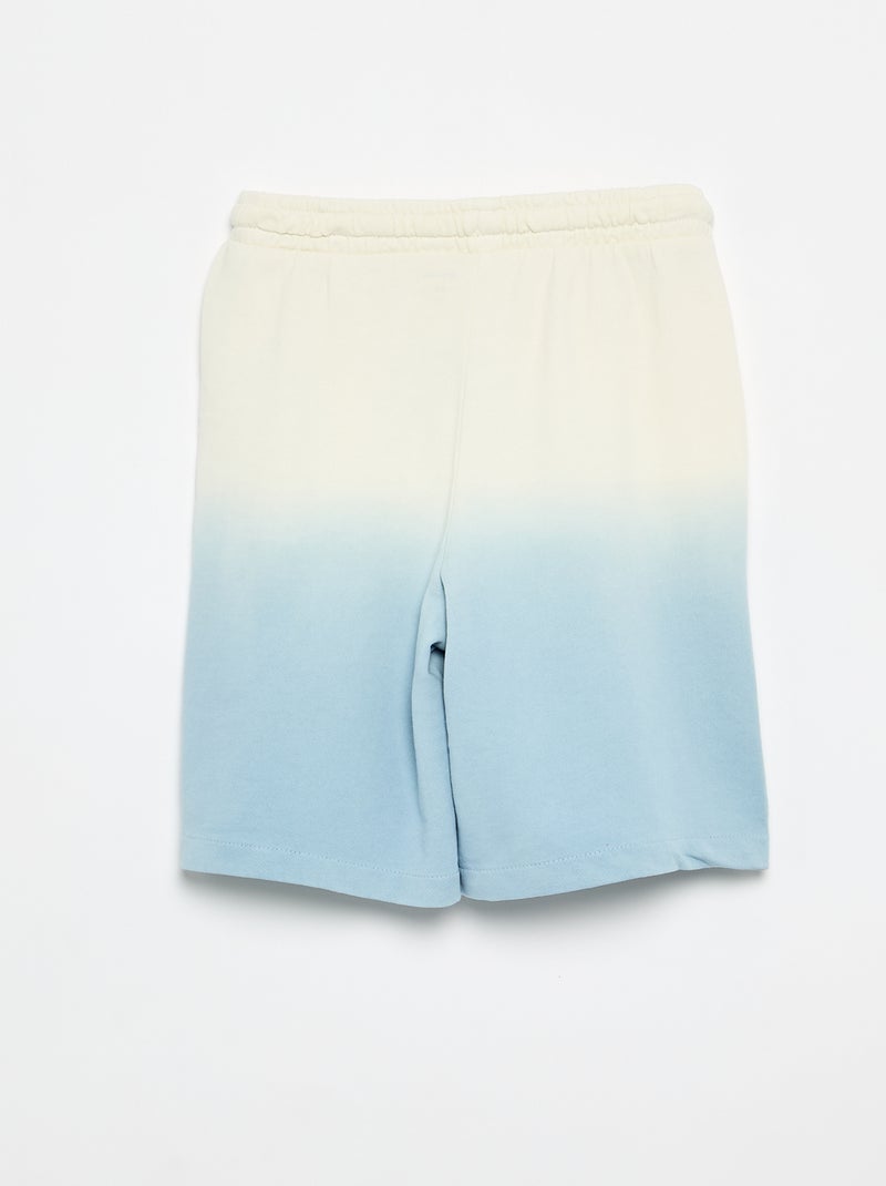 Tie-Dye Bermuda aus French Terry Bleu - Kiabi