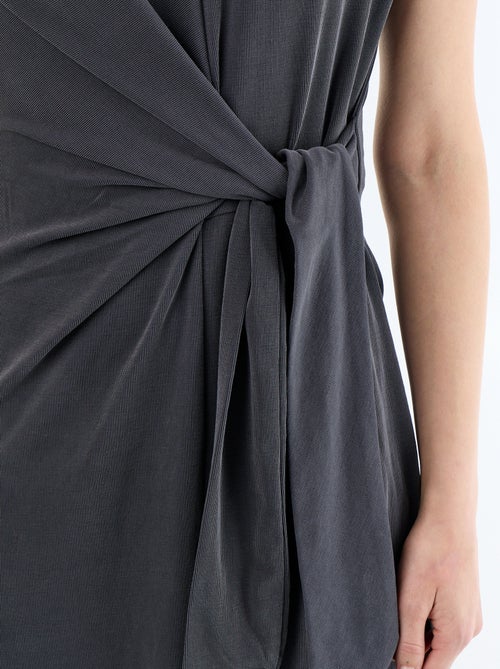 Tie-waist long dress - Kiabi