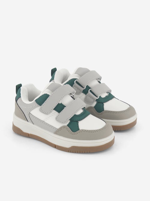 Tiefe Sneakers aus Kunstleder - Kiabi