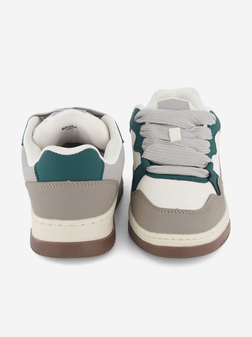 Tiefe Sneakers aus Kunstleder - Kiabi