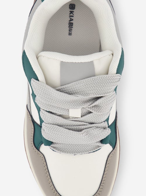 Tiefe Sneakers aus Kunstleder - Kiabi