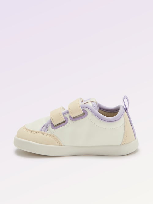 Tiefe Sneakers mit Klettverschluss – Barfuss-Schuhe - Kiabi