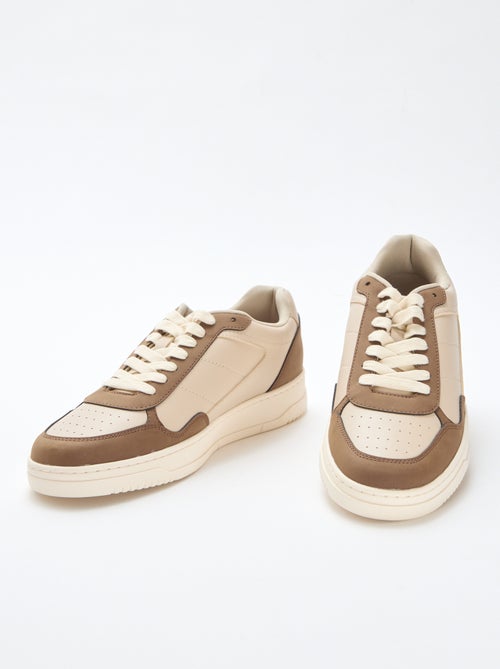 Tiefe Sneakers mit zweifarbigem Design - Kiabi