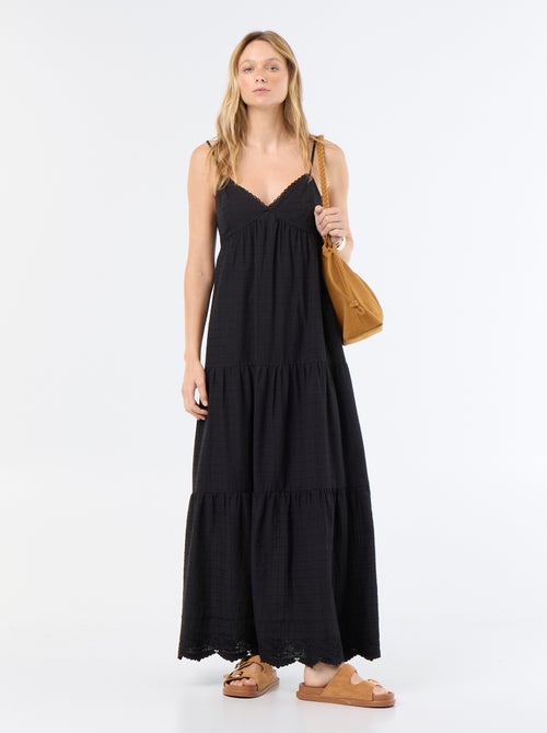 Tiered long dress - Kiabi