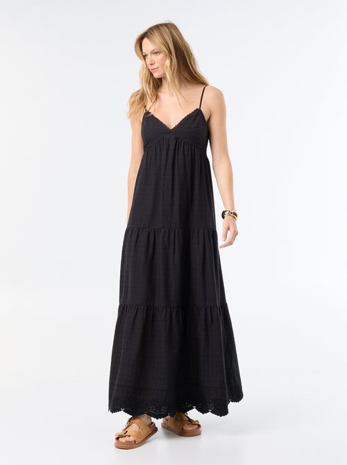 Tiered long dress - Kiabi