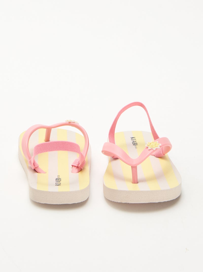 Toddler Flip-Flops Yellow - Kiabi