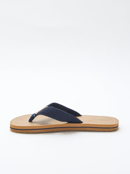 Tong à brides textile - Kiabi