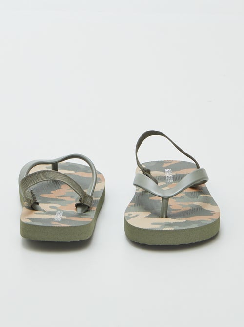 Tongs à motif - Kiabi