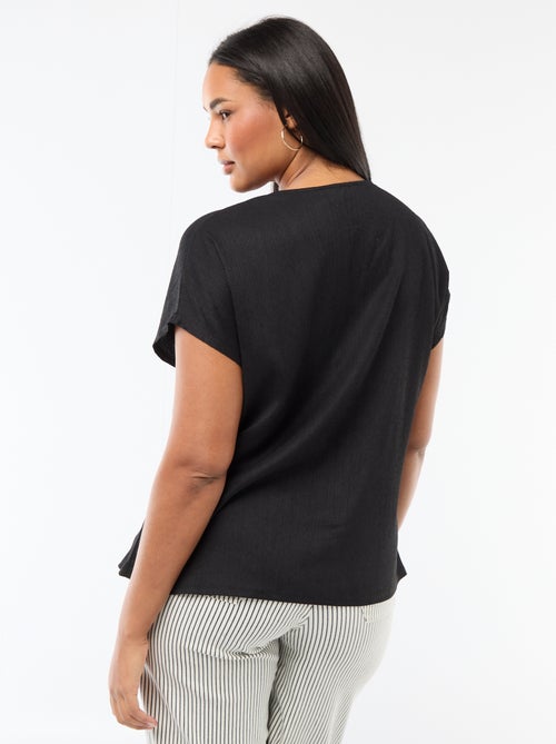 Top con bottoni dorati - Kiabi Top con bottoni dorati - Kiabi