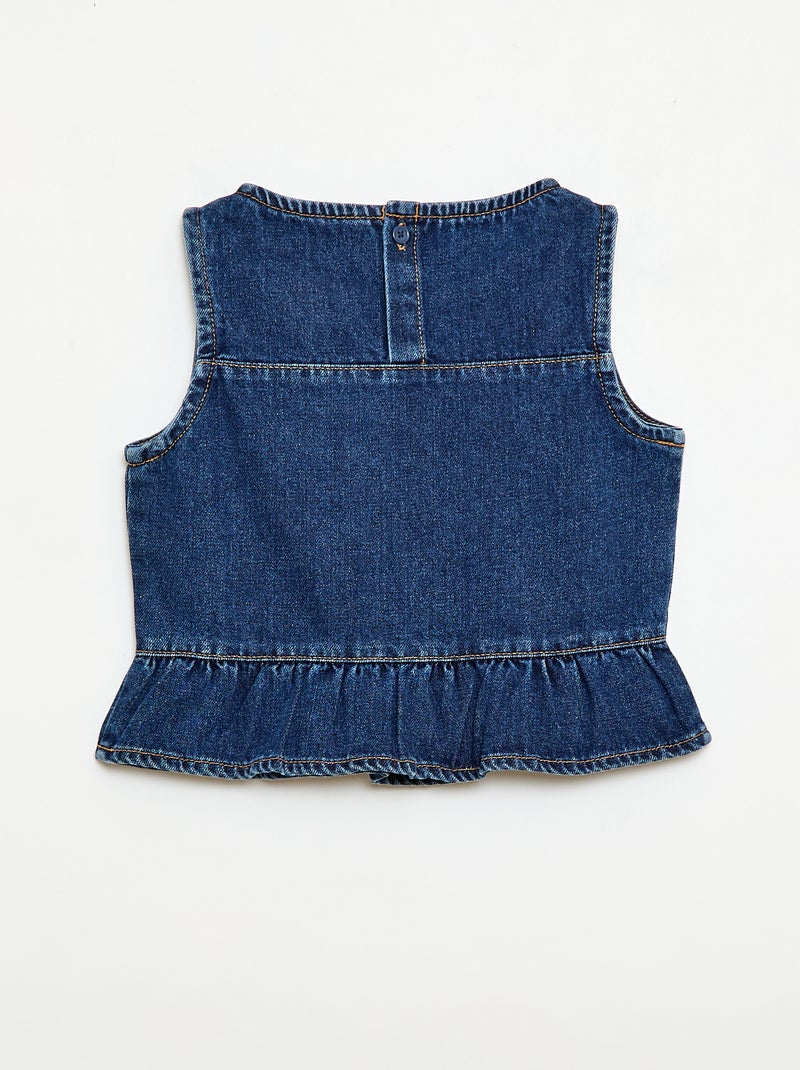 Top sans manches Bleu - Kiabi