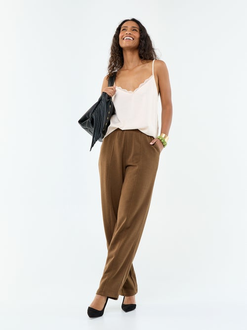 Top satin? avec dentelle - Kiabi Top satin? avec dentelle - Kiabi