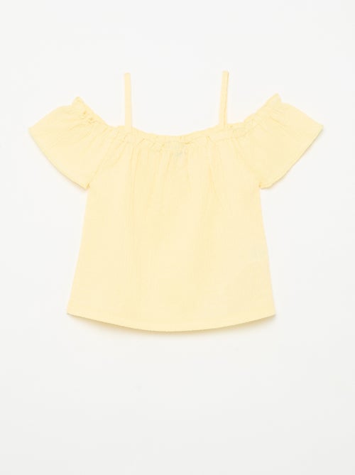 Top smocké à fines bretelles - Kiabi