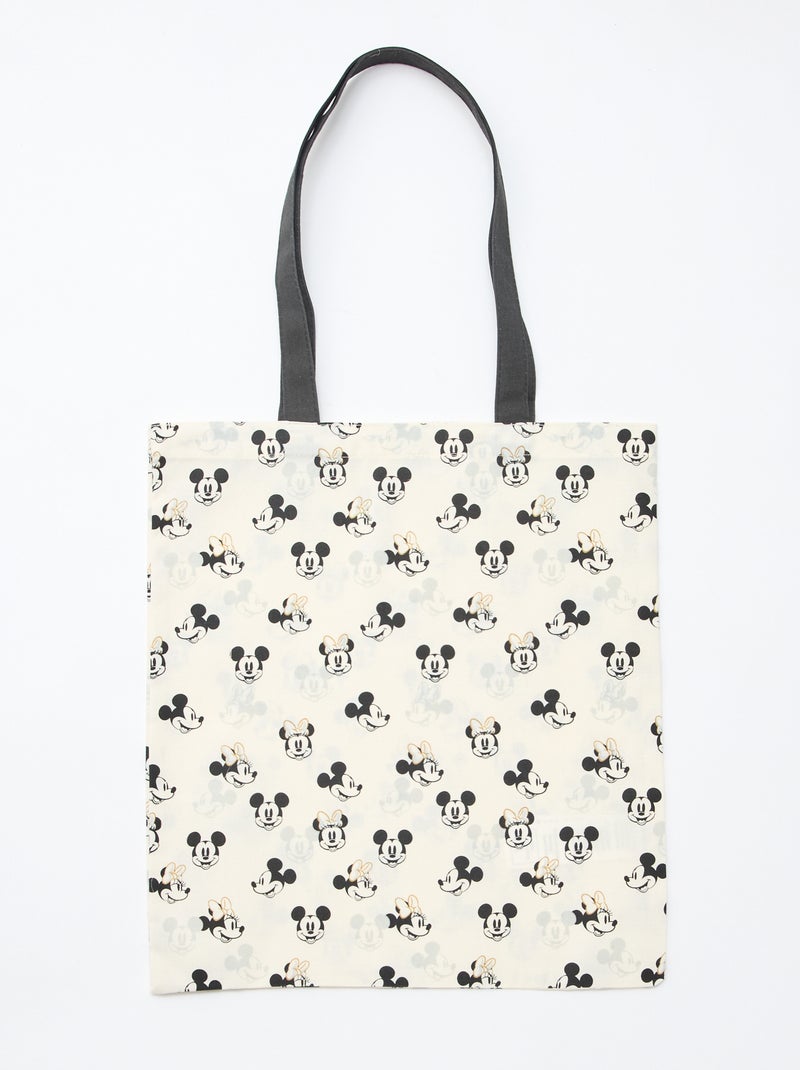 Tote bag L 'Disney' Ecru - Kiabi