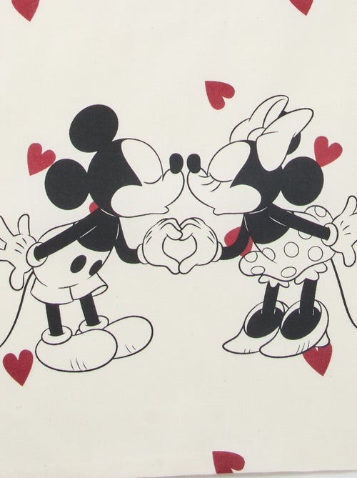 Tote bag XL en tissu 'Mickey' - Kiabi