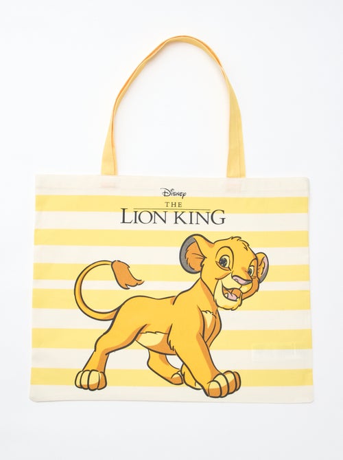 Tote bag XL en tissu 'Simba' - Kiabi