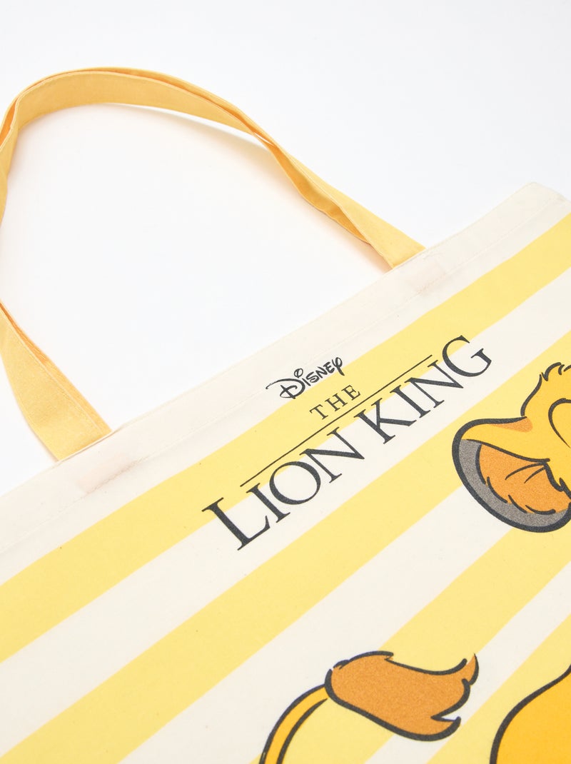 Tote bag XL en tissu 'Simba' Beige - Kiabi