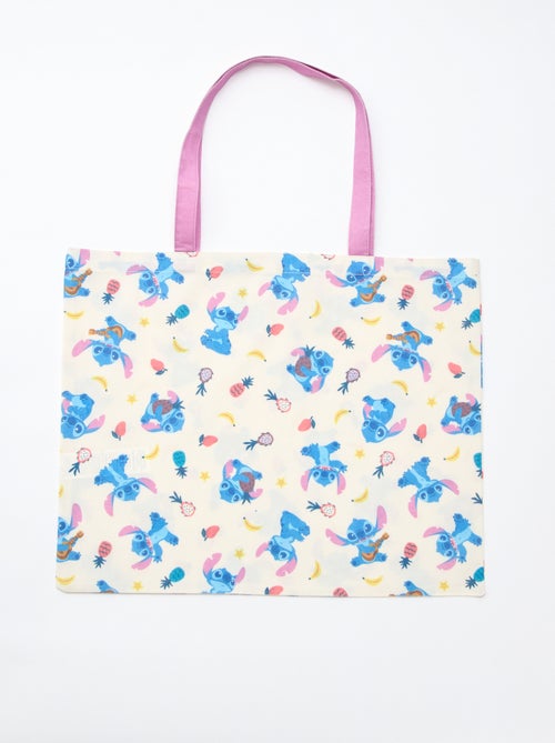Tote bag XL en tissu 'Stitch' - Kiabi