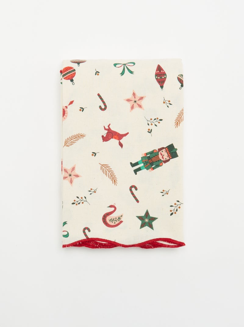 Tovaglia di Natale - KIABI Home Bianco Ecru - Kiabi