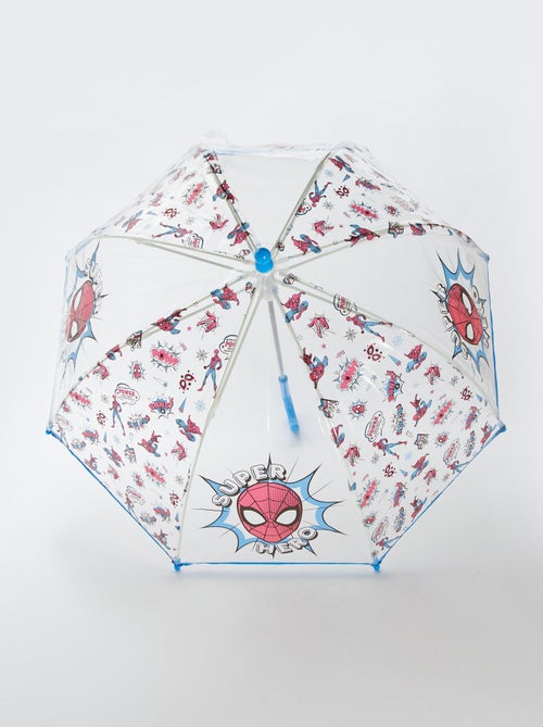 Transparenter 'Spiderman' Regenschirm - Kiabi