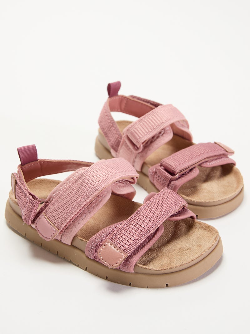 Trekking-Sandalen Rosa - Kiabi