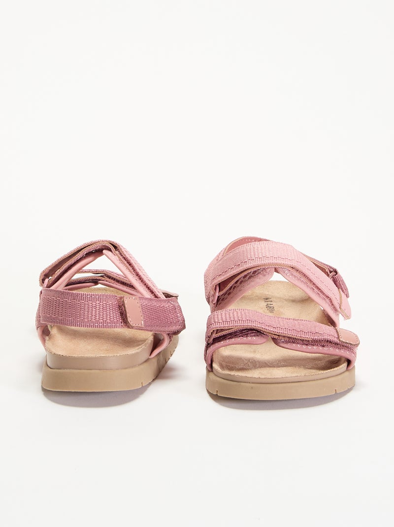 Trekking-Sandalen Rosa - Kiabi