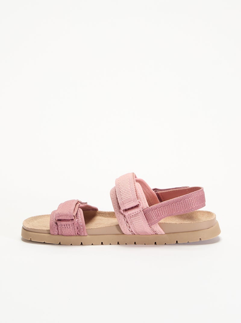 Trekking-Sandalen Rosa - Kiabi