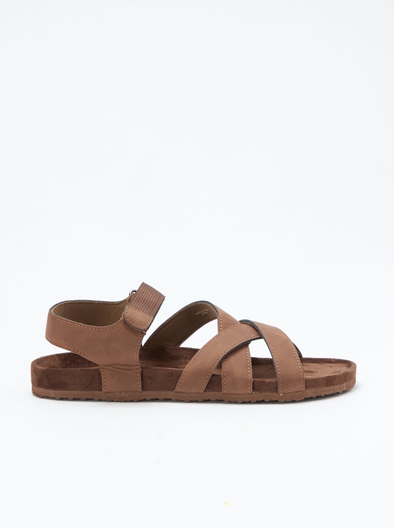 Trekking-Style Sandals Beige - Kiabi