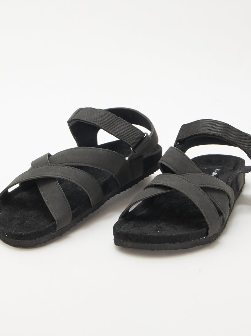 Trekking-Style Sandals Black - Kiabi
