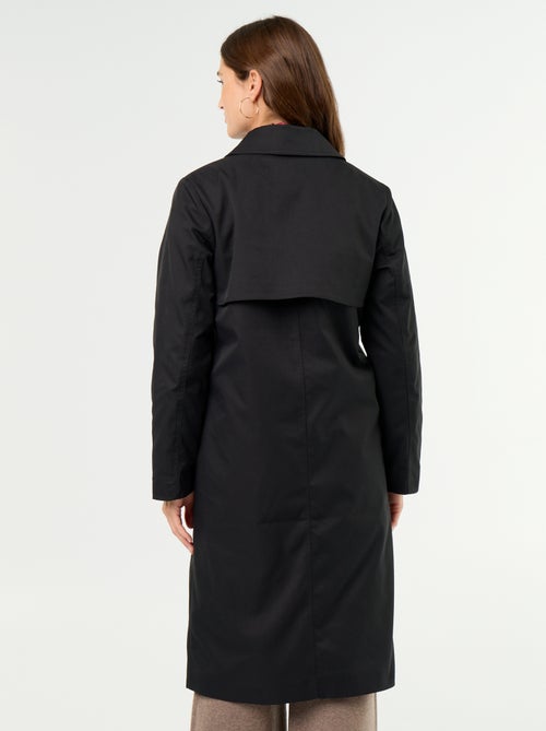 Trench a mezza lunghezza con fodera interna - Kiabi