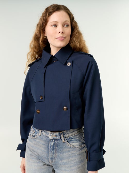 Trench corto in cotone - Kiabi