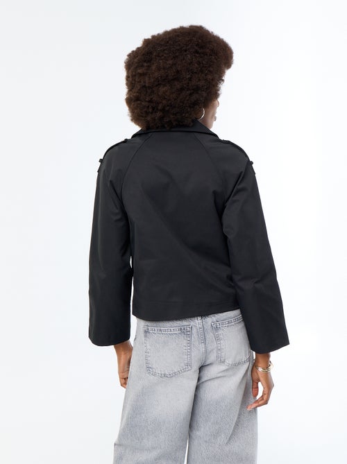 Trench corto in cotone - Kiabi