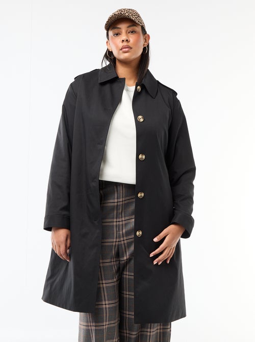 Trench midi con colletto a camicia - Kiabi