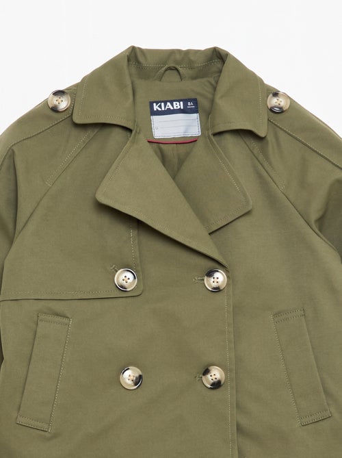 Trenchcoat-Jacke mit Reverskragen - Kiabi
