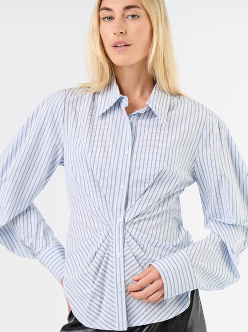 Trendige Bluse mit raffiniertem, vorne tailliertem Schnitt - Kiabi