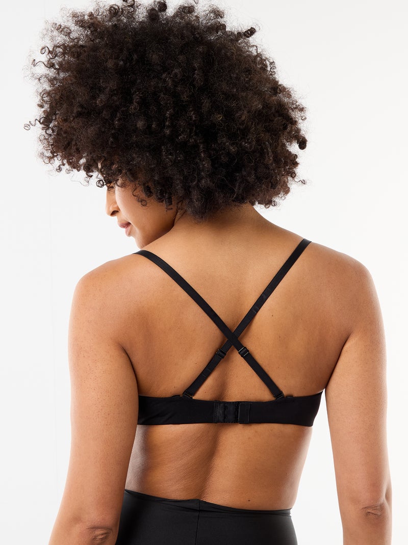 Triangle invisible en microfibre Noir - Kiabi