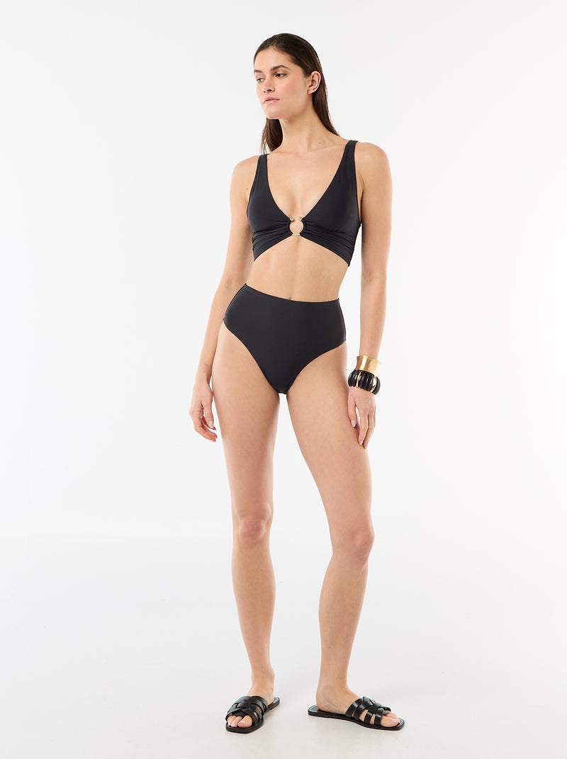 Triangle Swimsuit Top Black - Kiabi