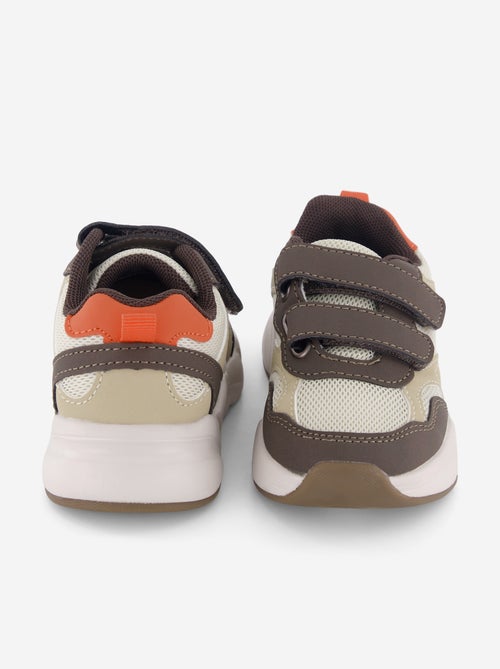 Tricolor Hook-and-Loop Sneakers - Kiabi