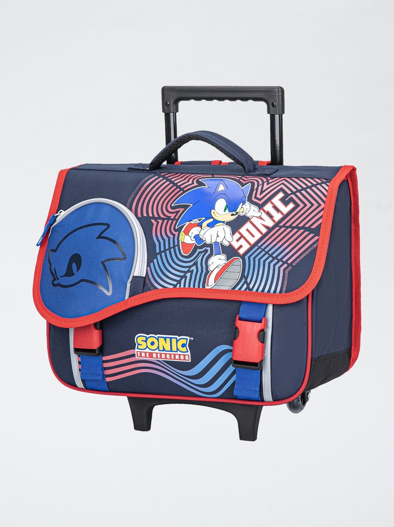 Trolley-Schulranzen "Sonic" Blau - Kiabi